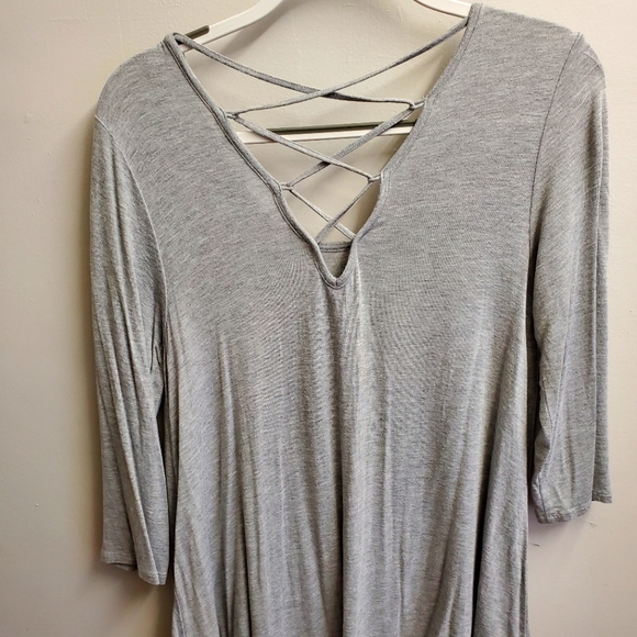 Grey lounge half sleeve shirt - Picture 2 of 2